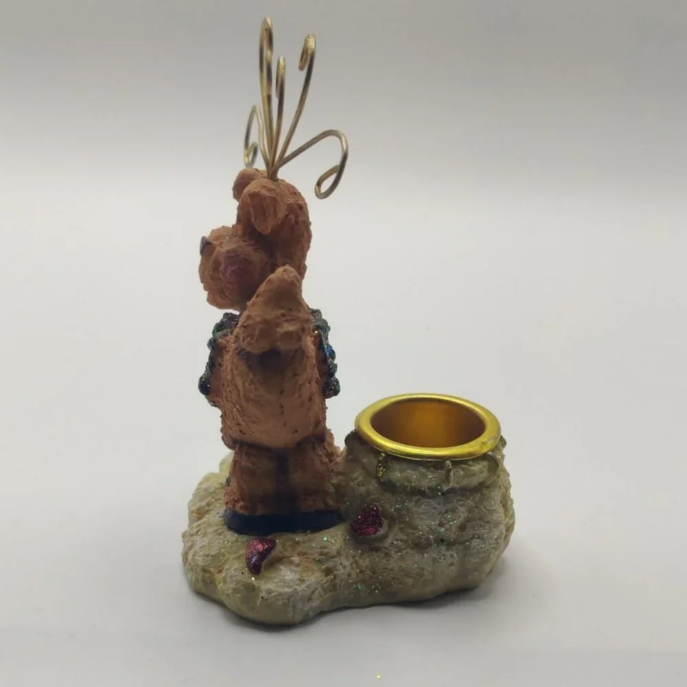 Christmas Reindeer Stocking‎ Candle Holder